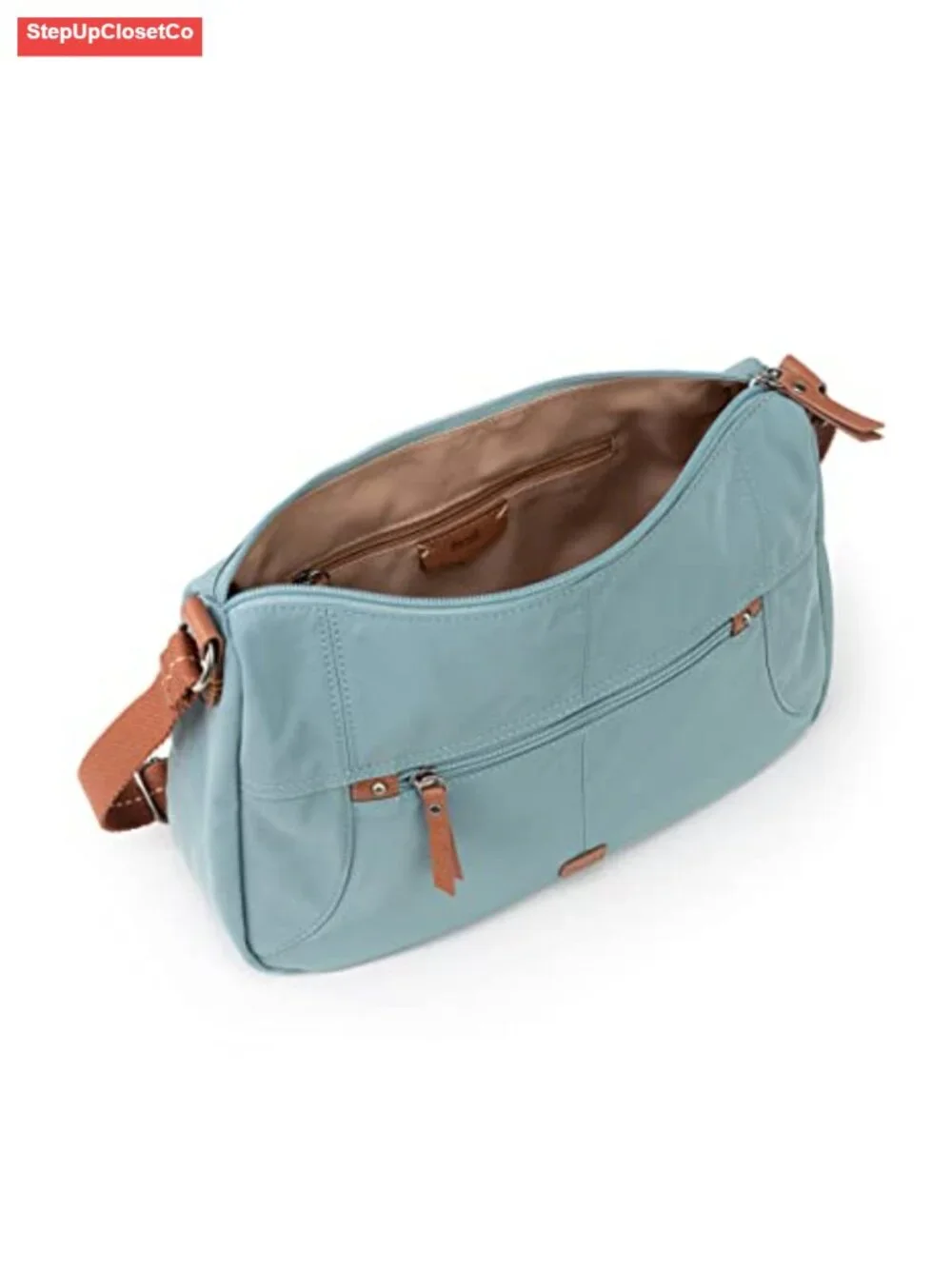 The Sak Esperato Recycled Nylon Hobo Lightweight Travel Shoulder Bag